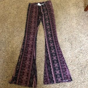 Purple bell bottoms